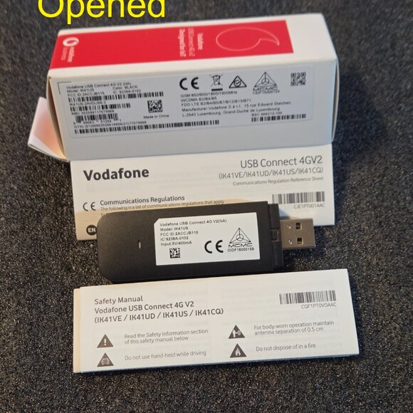Lot of THREE (3) Vodafone USB Connect Modems - New Sealed / Open Box / Used - Picture 8 of 11